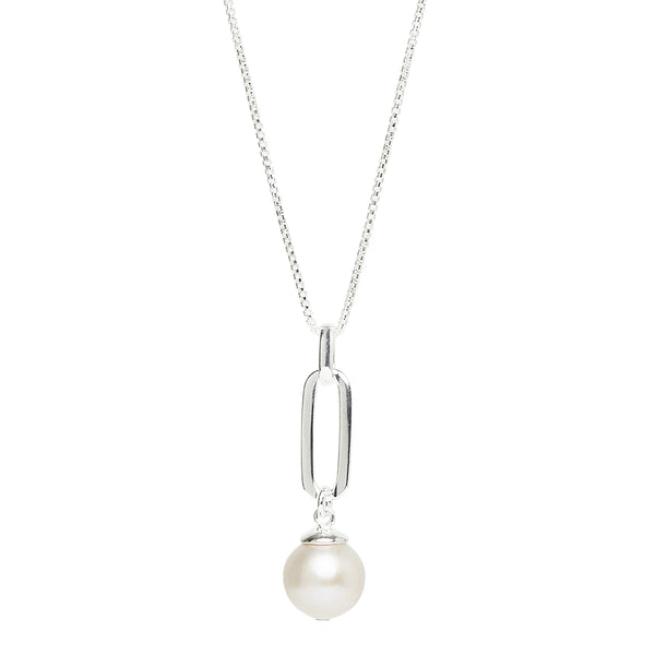 Najo - The Enchantress Sterling silver pearl necklace