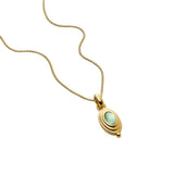Najo - The Horizon Necklace Blue Topaz