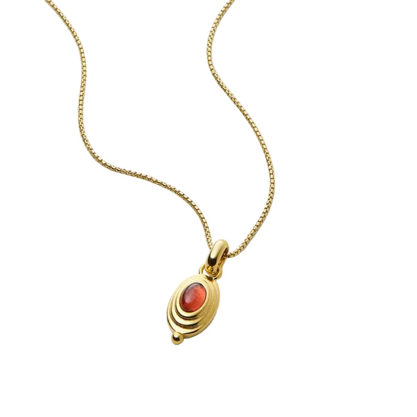 Najo - The Horizon Necklace Garnet