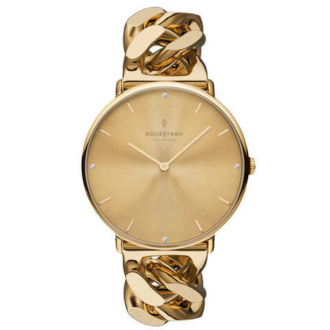 NordGreen - Native Gold Crystal Dial Watch