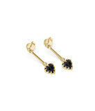 Stolen Girlfriends Club - Love Claw Bar Earrings Gold Plated