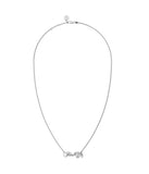 Stolen Girlfriends Club - F*ck Off Script Necklace Silver