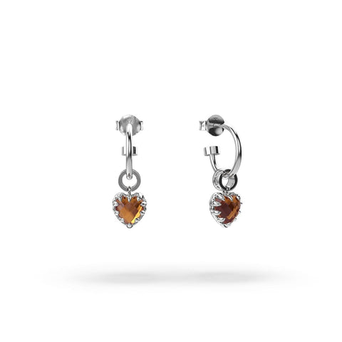 Stolen Girlfriends Club - Love Anchor Earrings Citrine