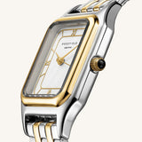 Rosefield Watches - Ivy White Dial Duotone Bracelet