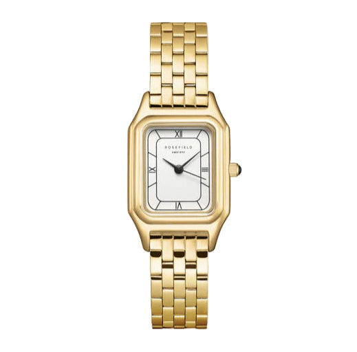 Rosefield Watches - Ivy White Dial Gold Watch