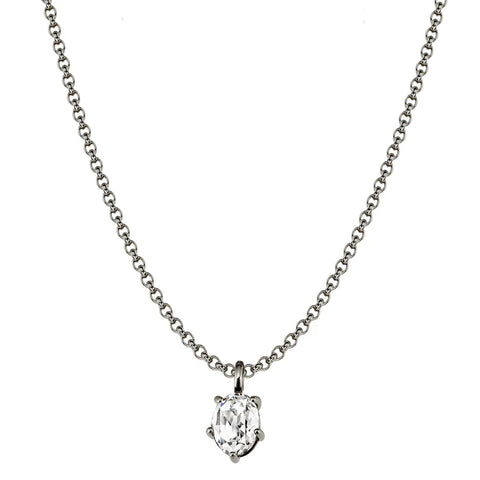 D/K & Co - Orb SS Crystal Necklace
