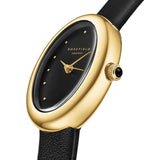 Rosefield Watches - Ovale Black Gold