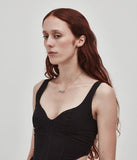 Stolen Girlfriends Club - F*ck Off Script Necklace Silver