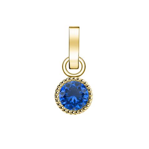 Rosefield - September Birthstone Charm Gold