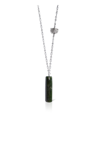 Boh Runga - Pounamu Pīwakawaka Drop Pendant STG