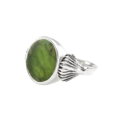 Nick Von K - Pounamu Piwakawaka Ring