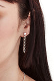 Stolen Girlfriends Club - Hanging Curb Spike Earrings