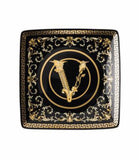 Versace - Virtus Gala Black Square Trinket Dish