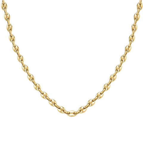 Rosefield - Coffee Bean Small Chain Necklace Gold