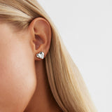 Najo - Amore Stud Earrings Silver