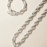 Najo - Eternita Silver Necklace 47cm