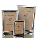 Simply Italian - Sterling Silver Hammered Frame