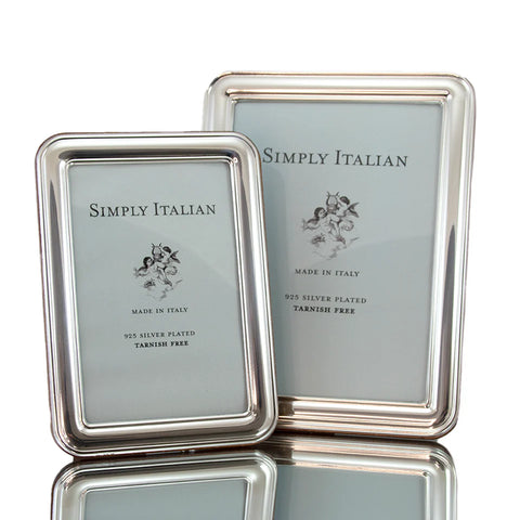 Simply Italian - Sterling Silver Rounded Frame