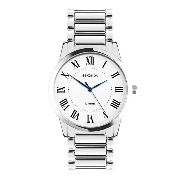 Sekonda - Day 40mm Watch Silver