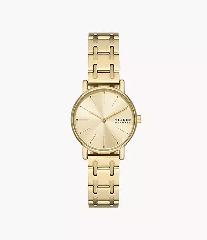 Skagen - Signature Lille Two-Hand Gold Stainless Steel Bracelet Watch