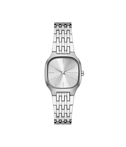 Skagen - Mellem Lille Three-Hand Silver Stainless Steel Watch