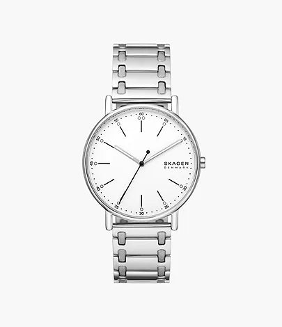 Skagen - Signature Three-Hand Silver Stainless Steel Bracelet Watch