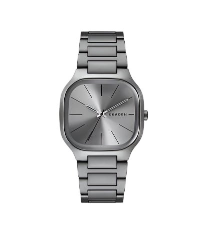 Skagen - Mellem Three-Hand Gray Stainless Steel Watch