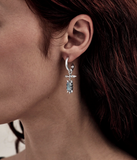 Stolen Girlfriends Club - Precious Punk Fob Earrings Silver