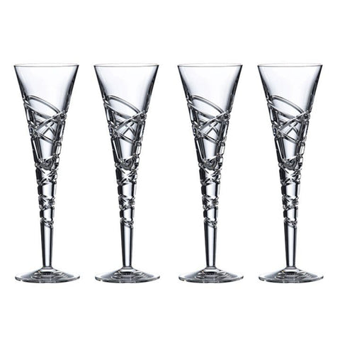 Royal Doulton - Saturn Nouveau Champagne Flute Set of 4