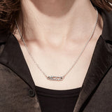 Stolen Girlfriends Club - Scripted Pin Necklace Silver