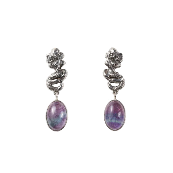 Nick Von K - Siren Earrings in Fluorite