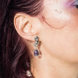 Nick Von K - Siren Earrings in Fluorite