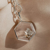 Stow - Pheonix Charm Silver and Cubic Zirconia