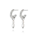 Daisy London -  Treasure Double Baroque Pearl Hoop Earrings