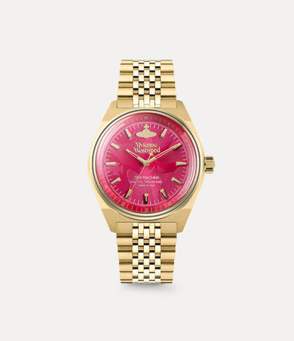 Vivienne Westwood  -  Lady Sydenham Gold & Pink Watch