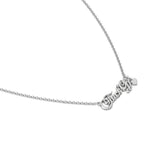 Stolen Girlfriends Club - F*ck Off Script Necklace Silver