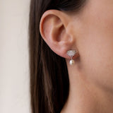 Boh Runga - Fan Tail Pearl Studs