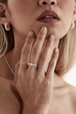 Stolen Girlfriends Club - Halo Cluster Ring Blue Agate