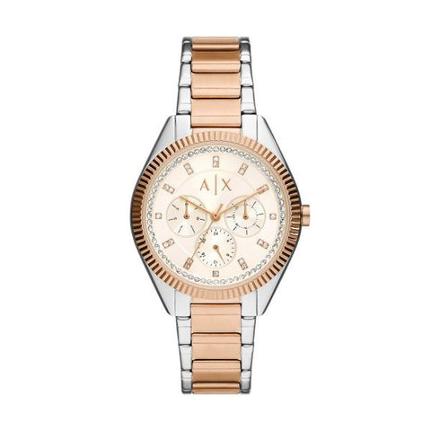 Armani Exchange - Ladies two tone watch