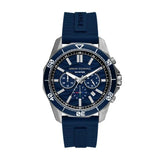 Armani Exchange - Chronograph Blue Silicone Watch