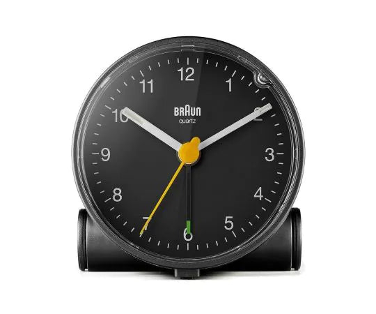 Braun - Classic Analogue Alarm Clock With Integrated Foot Snooze & Light Functions