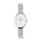 Daniel Wellington - Juliette Braided Mesh White Sunray Silver