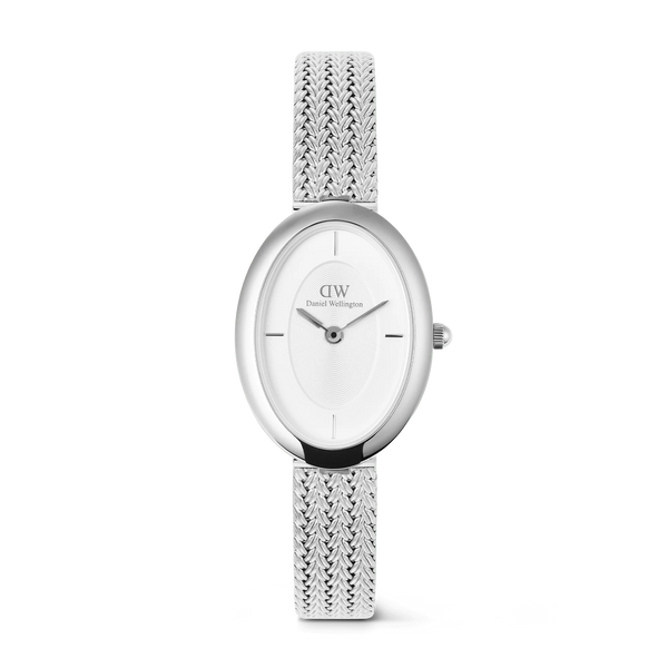 Daniel Wellington - Juliette Braided Mesh White Sunray Silver