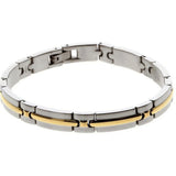 Rochet - Stainless Steel Two Tone Bracelet