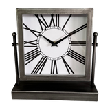 Gunmetal Grey Mantel Clock