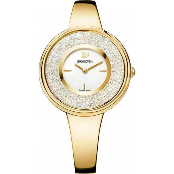 Swarovski Watches - Crystalline Full Gold Metal Cuff Strap