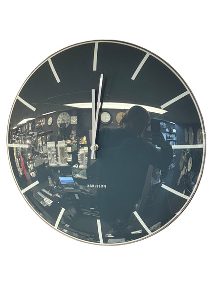 Karlsson - Blue Glass Dome Clock
