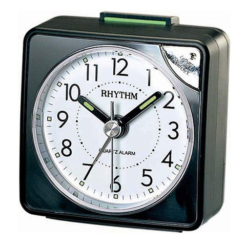 Rhythm - Alarm Clock Black Square