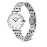 Daniel Wellington - Petite Roman Numerals Date 5-link Silver