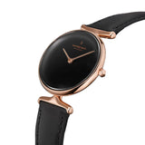 NordGreen - Rose gold & Black Watch 32mm